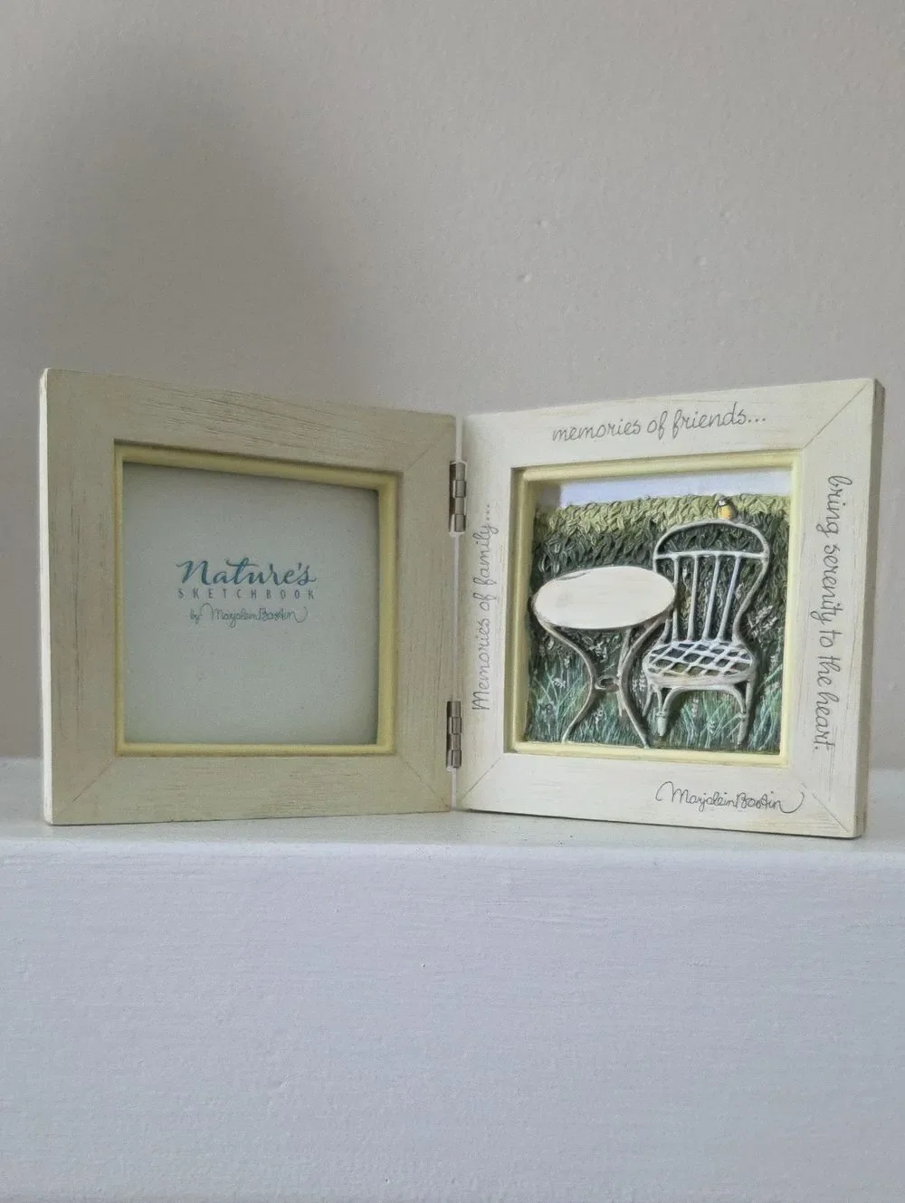 Nature's Sketchbook Double Picture Frame by Marjolein Bostin